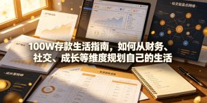 付费文章:100W存款生活指南,如何从财务、社交、成长等维度规划自己的生活-赚钱驿站