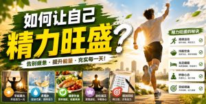 付费文章:如何让自己精力旺盛?-赚钱驿站