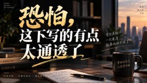 灏泽叔最新付费文章：恐怕，这下写的有点太通透了-赚钱驿站