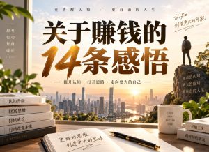 付费文章:关于賺钱的14条感悟-赚钱驿站