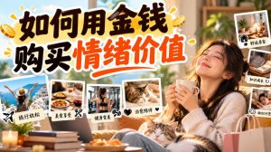 某公众号付费文章:如何用金钱购买情绪价值?-赚钱驿站