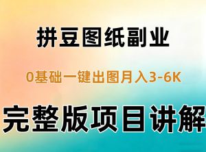 AI拼豆图纸副业,0基础AI一键出图,零库存零发货,1部手机月入3k+详细拆解-赚钱驿站