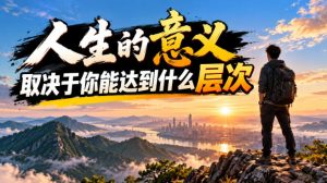 某公众号付费文章:人生的意义,取决于你能达到什么层次-赚钱驿站